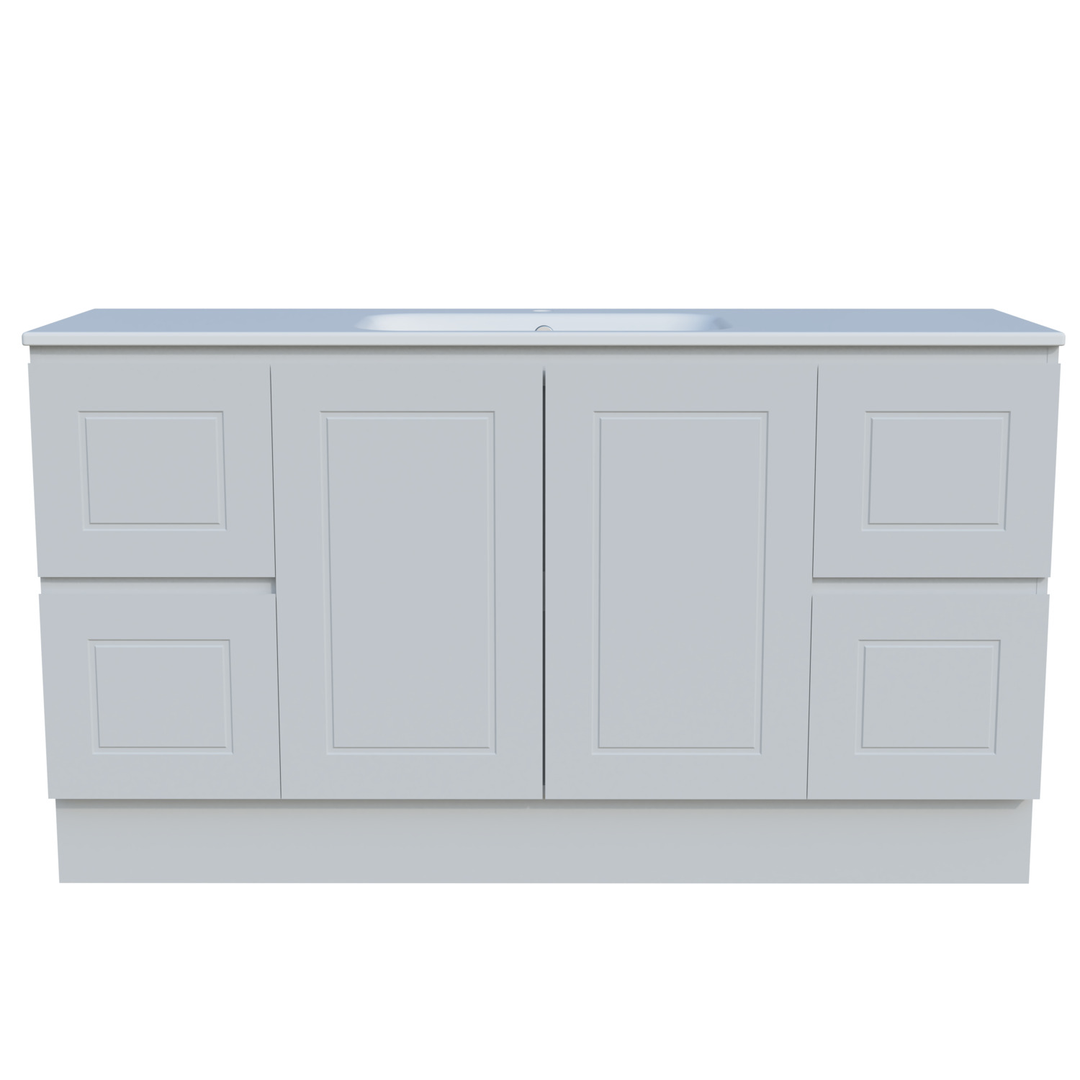 Timberline Nevada Classic Vanity 1500mm Single Bowl Haven Top Floor Standing