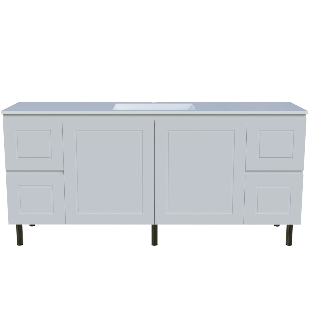 Timberline Nevada Classic Vanity 1800 Single Bowl Regal Acrylic Top On Legs