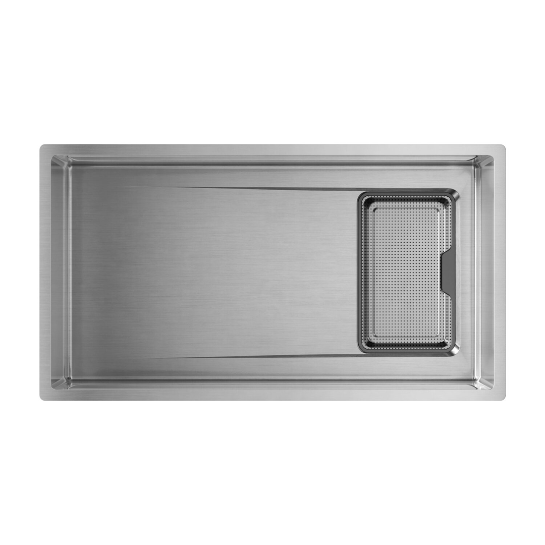 Noveen Novaq Handmade Kitchen Sink in Raw Stainless Steel