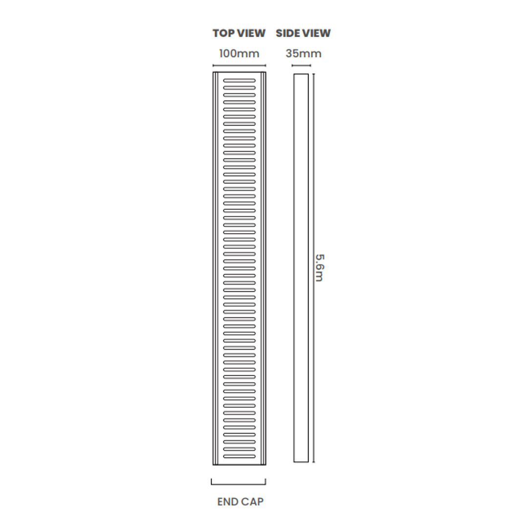 Lauxes Grates Next Generation 35 Brushed Nickel 5.6M