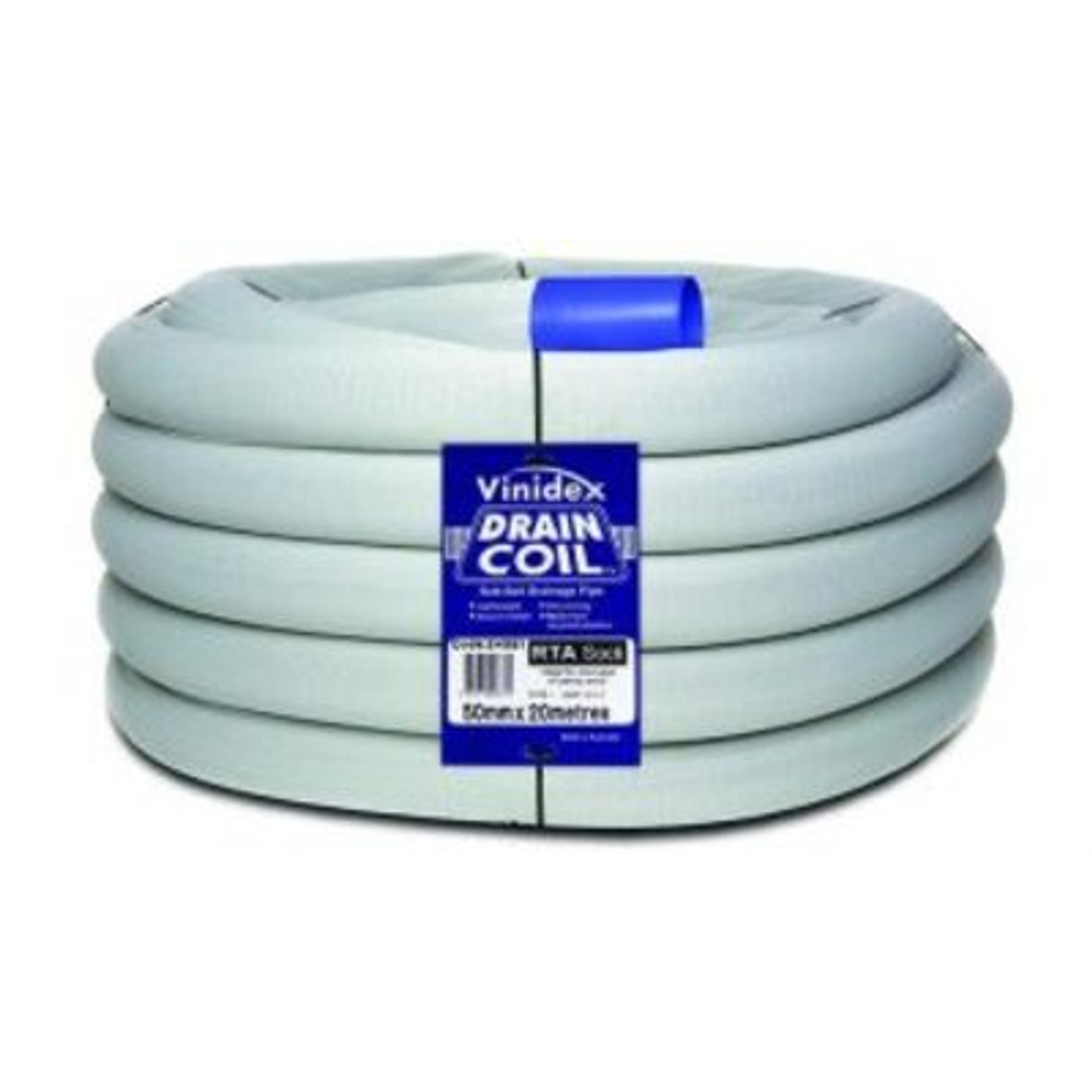 100Mm X 100Mt Corri Drain Pipe Slotted Sn8 Cl400 Coil With Filtersock