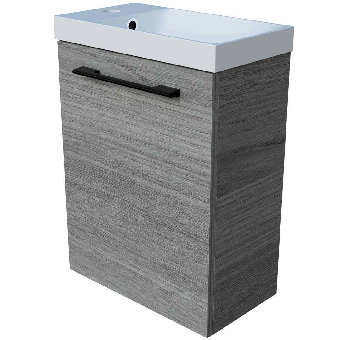 Timberline Ollie Wall Hung Vanity 400mm Offset Left Bowl