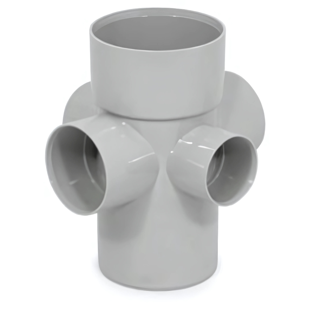 DWV Four Way Riser