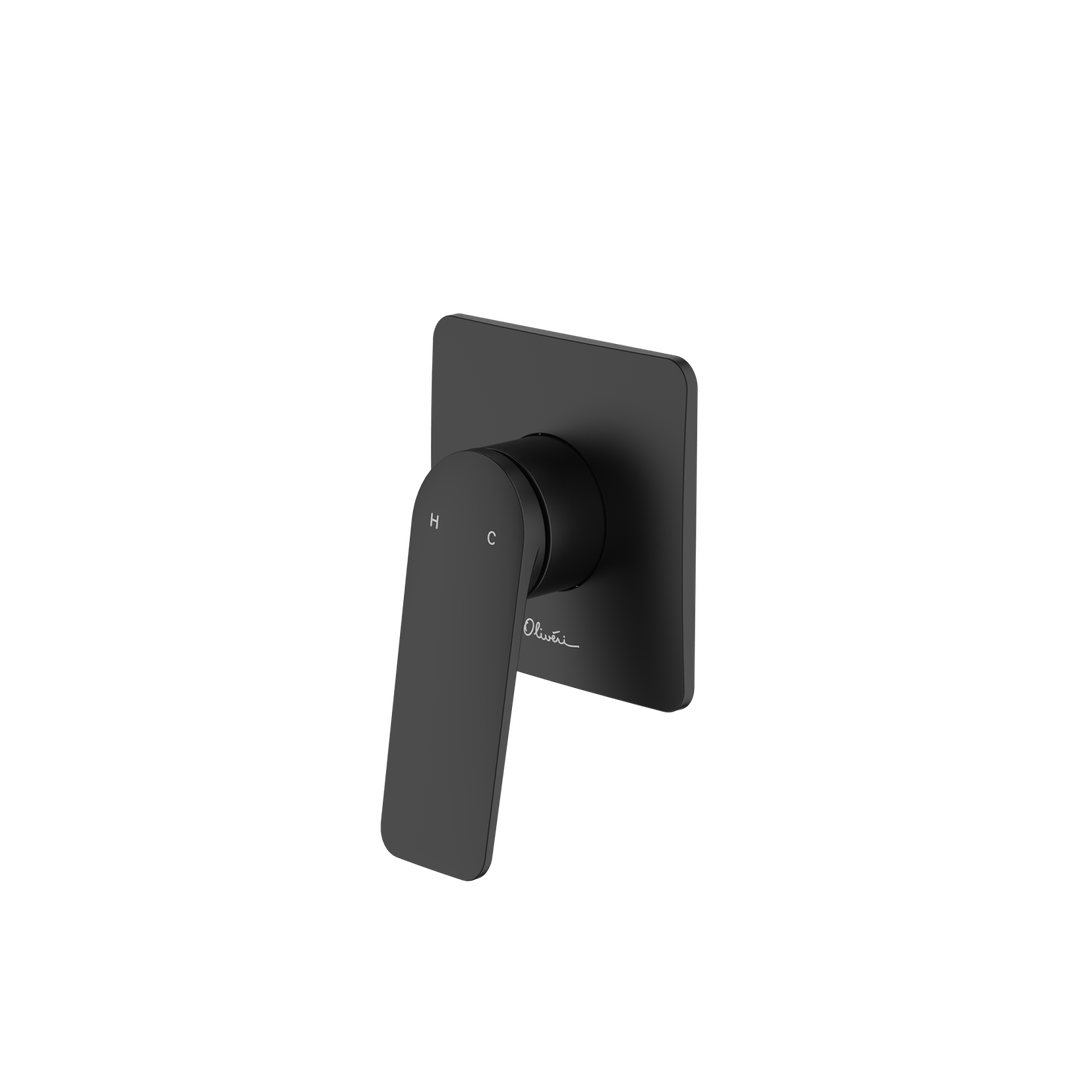 Oliveri PA100516FMB Paris Wall Mixer Matte Black
