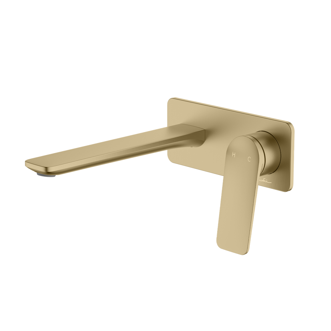 Oliveri PA102503FCG Paris Wall Mixer Set Classic Gold