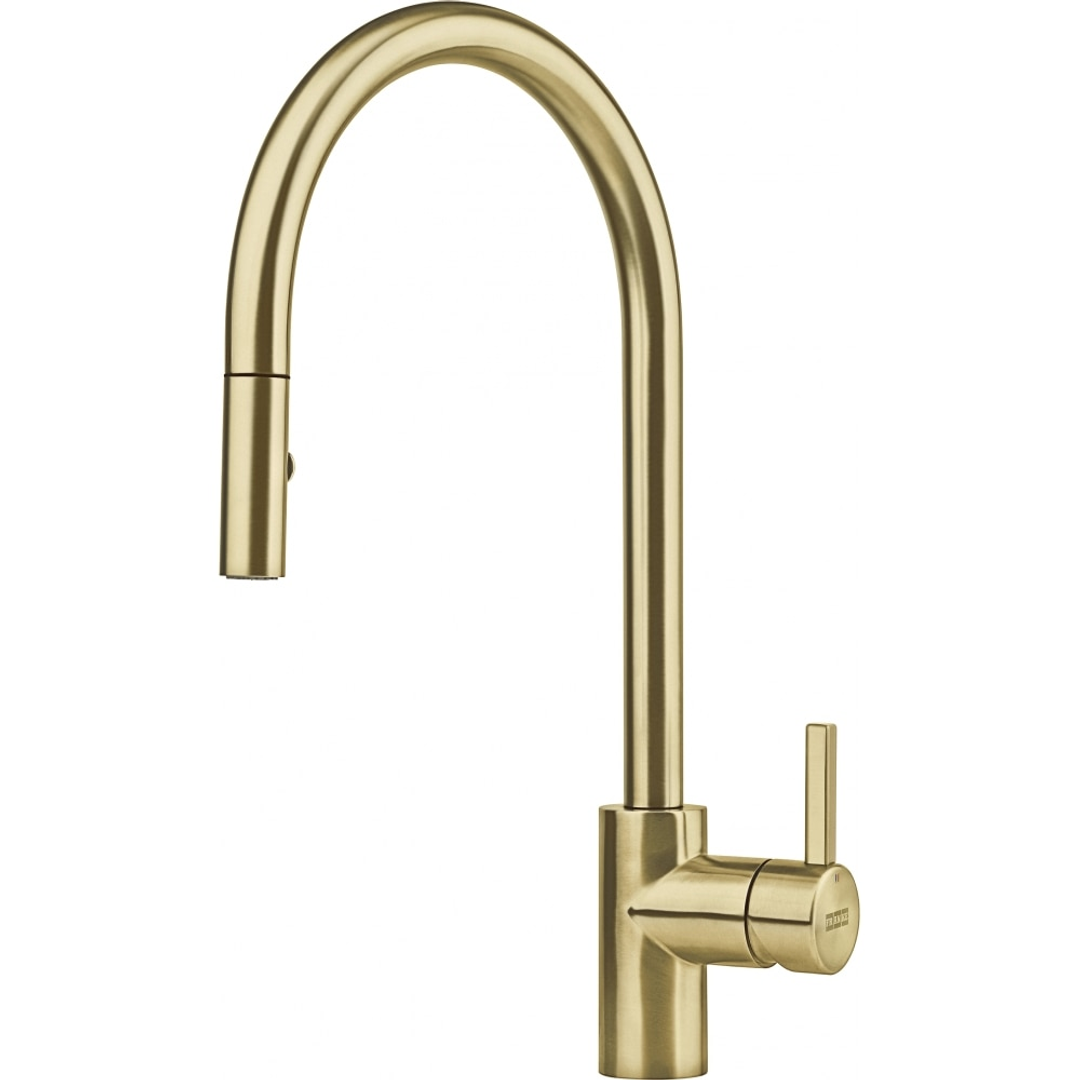 Franke Neo Pull Out Tap Inc Vegie Spray Gold