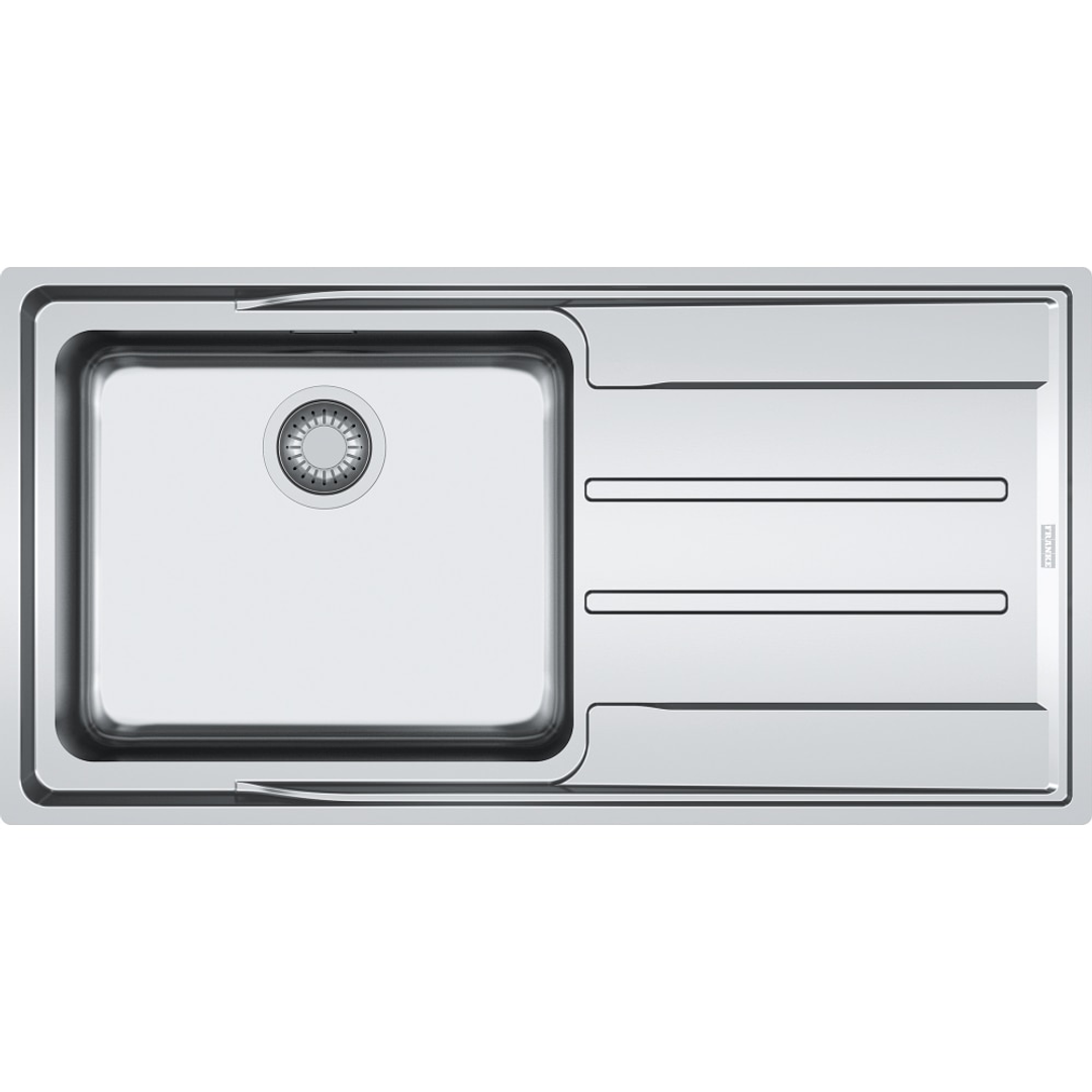 Aton Single Bowl - Right Hand Drainer (Partno Anx211Rhd)(Franke P#:127.0283.676)