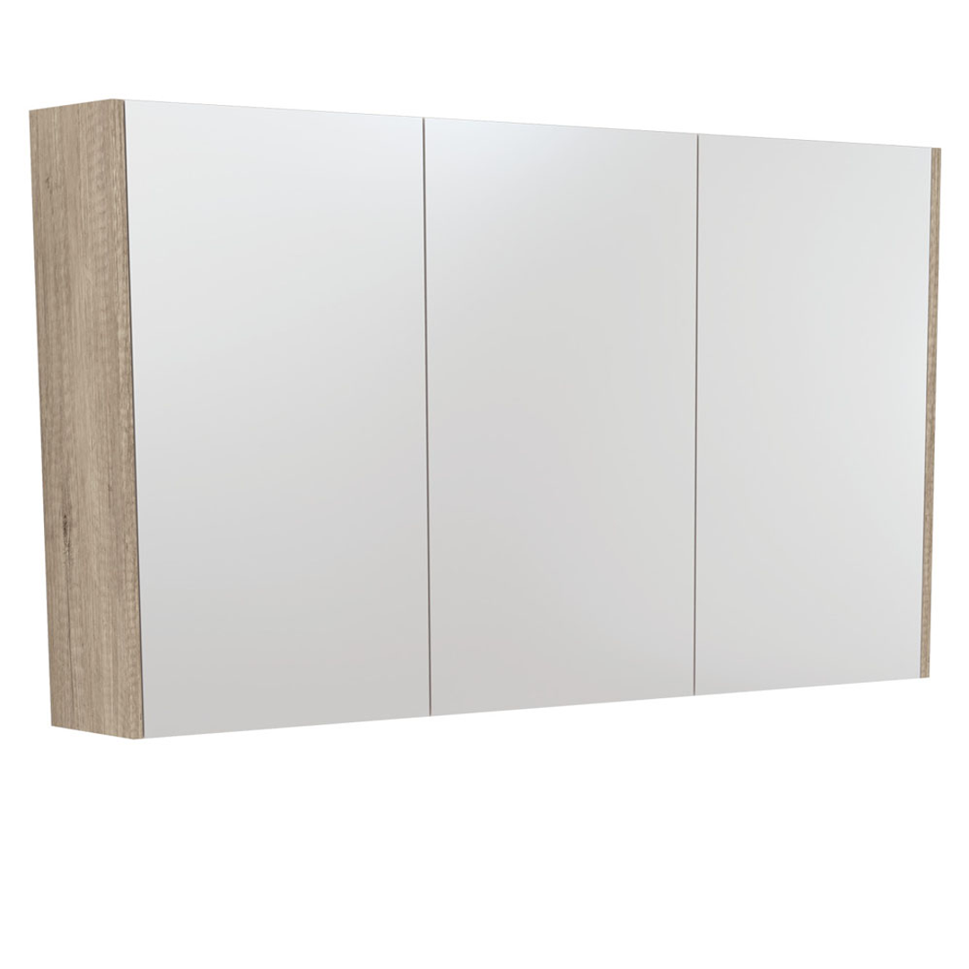 Fienza Universal Mirror Cabinet 1200 Scandi Oak Side Panels