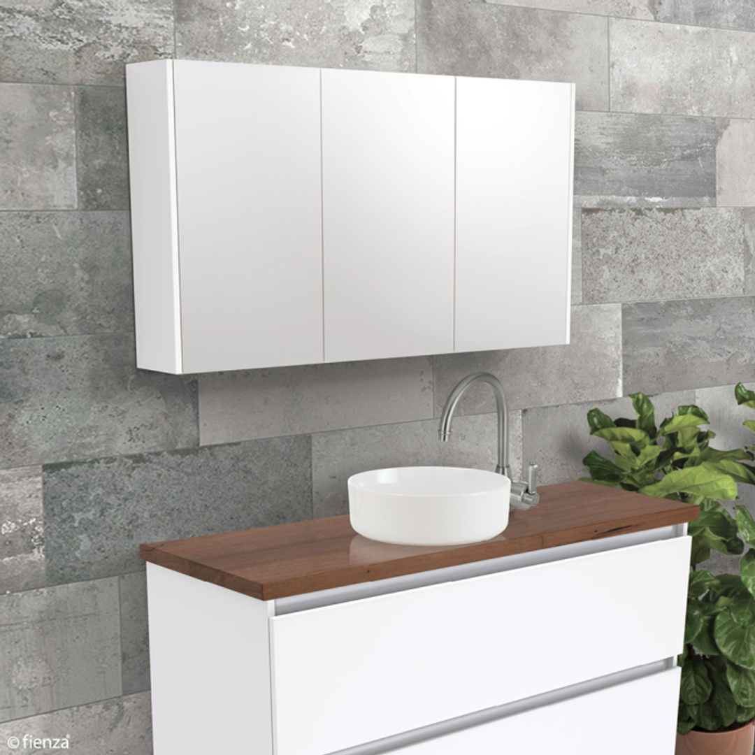 Fienza Universal Mirror Cabinet 1200 Scandi Oak Side Panels
