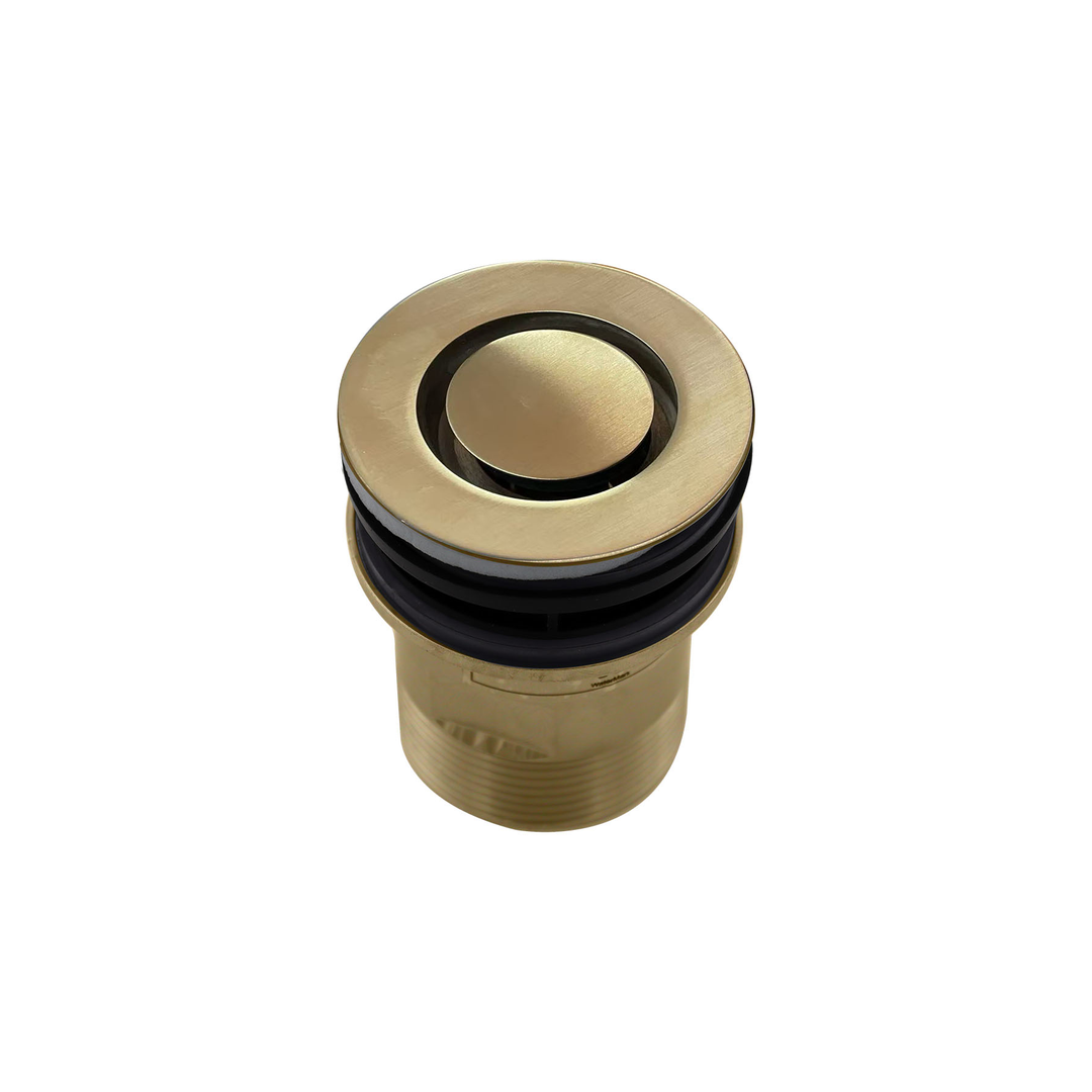 Bounty Basin Pop Down Waste 40mm & 32mm Of & Nof Brushed Brass Pvd