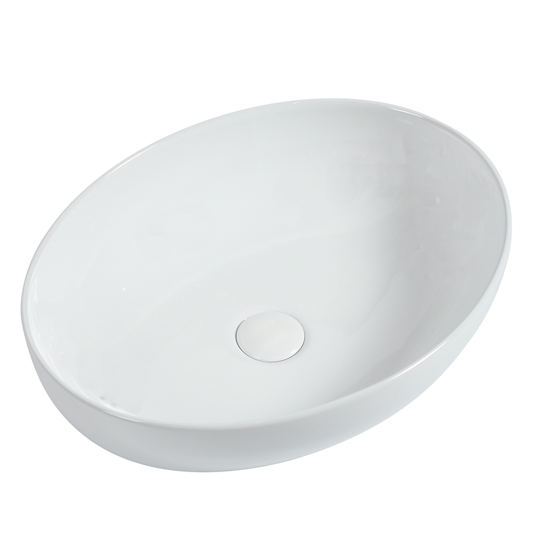 Zumi Pesini Basin 520X395X130Mm Matte White With 40Mm Matte White Pop Up Waste & Adaptor