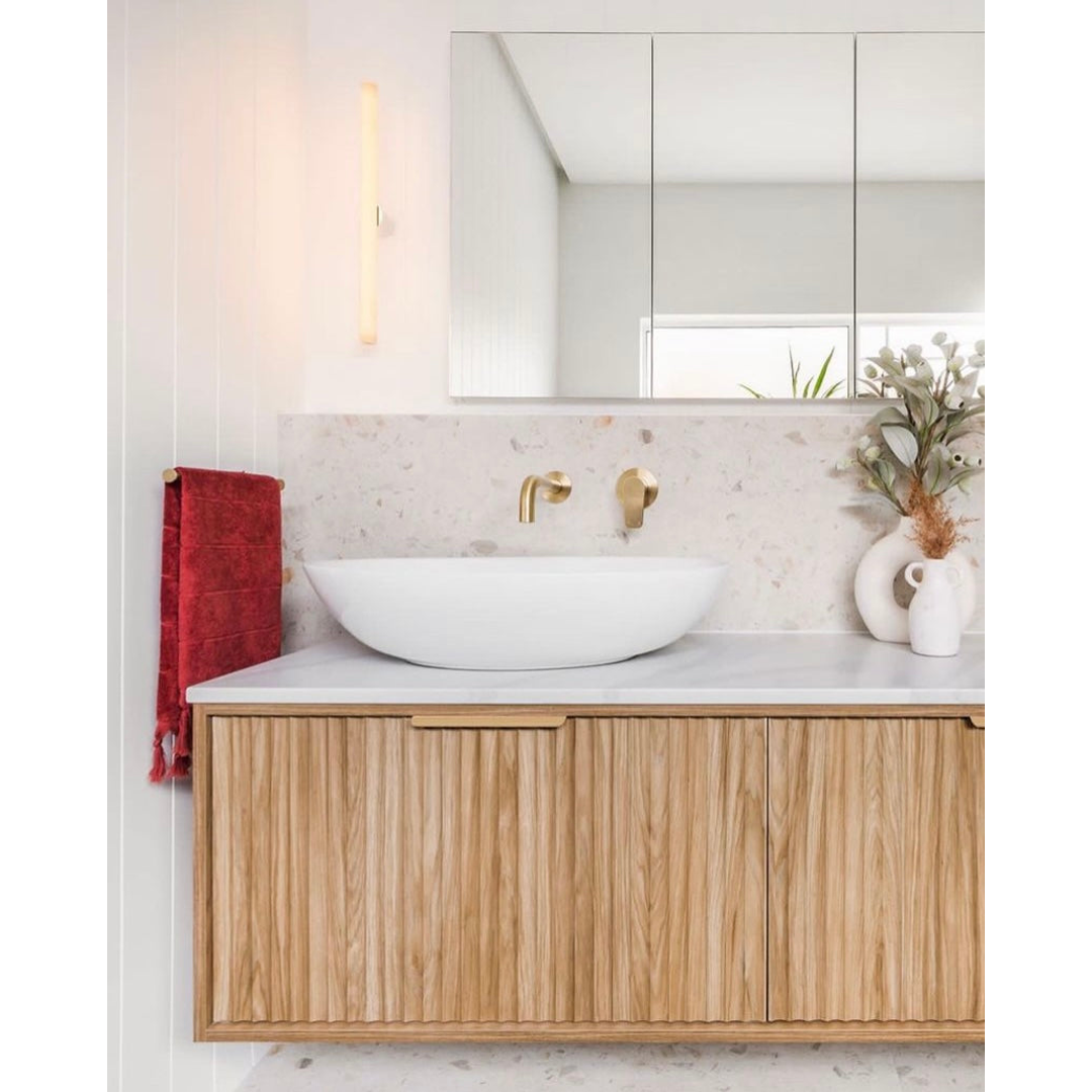 Meir Round Wall Mixer Paddle Handle Finish Kit Tiger Bronze