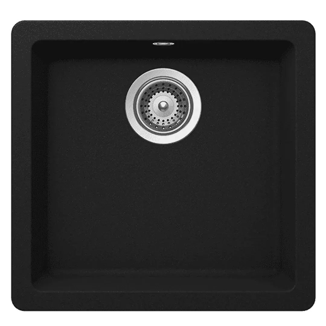 Abey Schock Quadro Onyx Single Bowl Sink Qn-100Sb - Burdens Plumbing