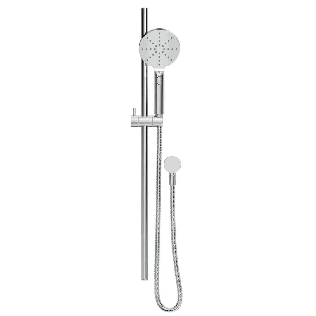 Bella Vista Shower Head On Rail Round Gun Metal