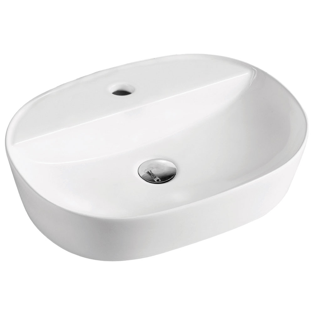 Fienza Chica Basin Above Counter 500 X 380 X 120 White 1Th Rb2202