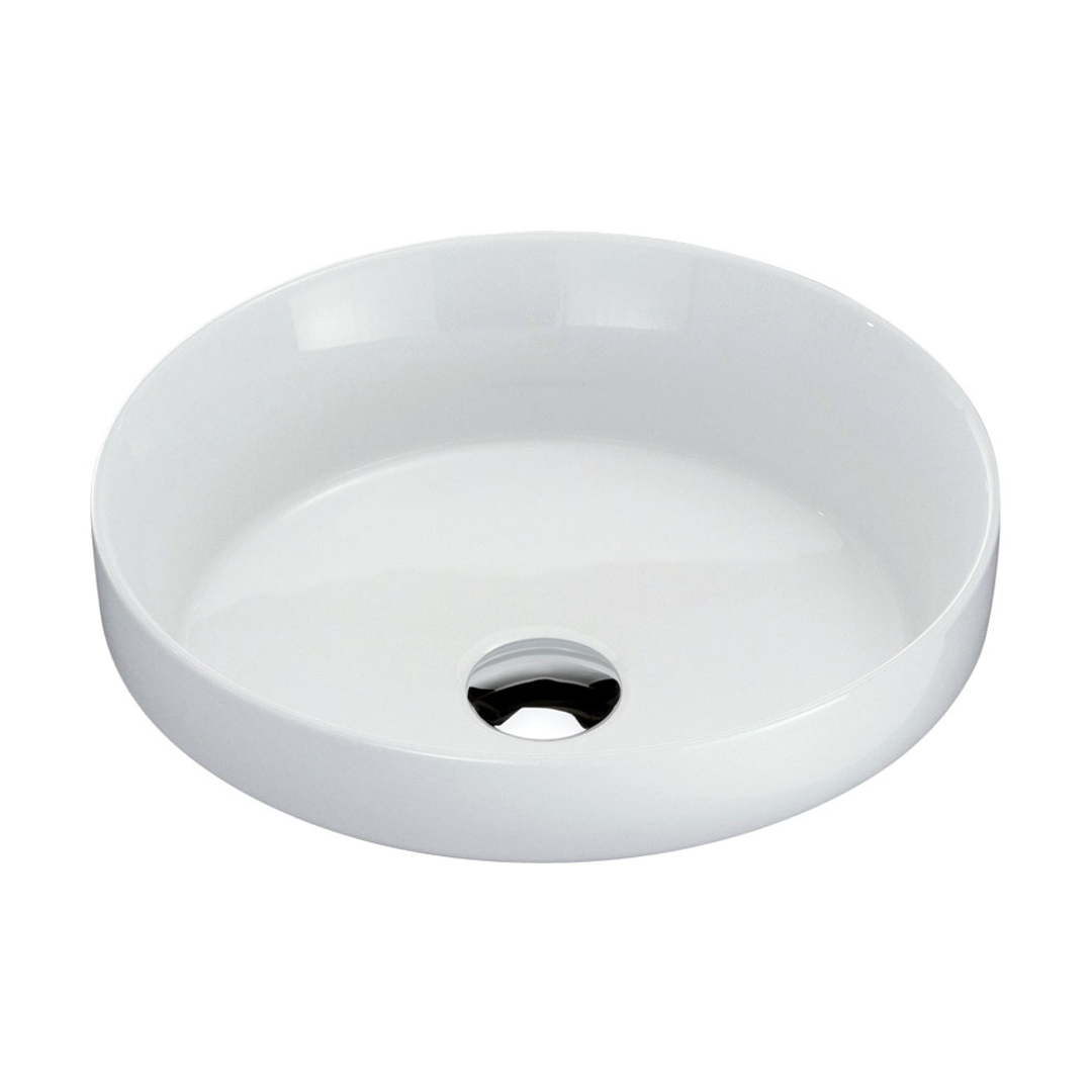 Fienza Reba Semi Inset Basin 355 X 355 X 48mm White