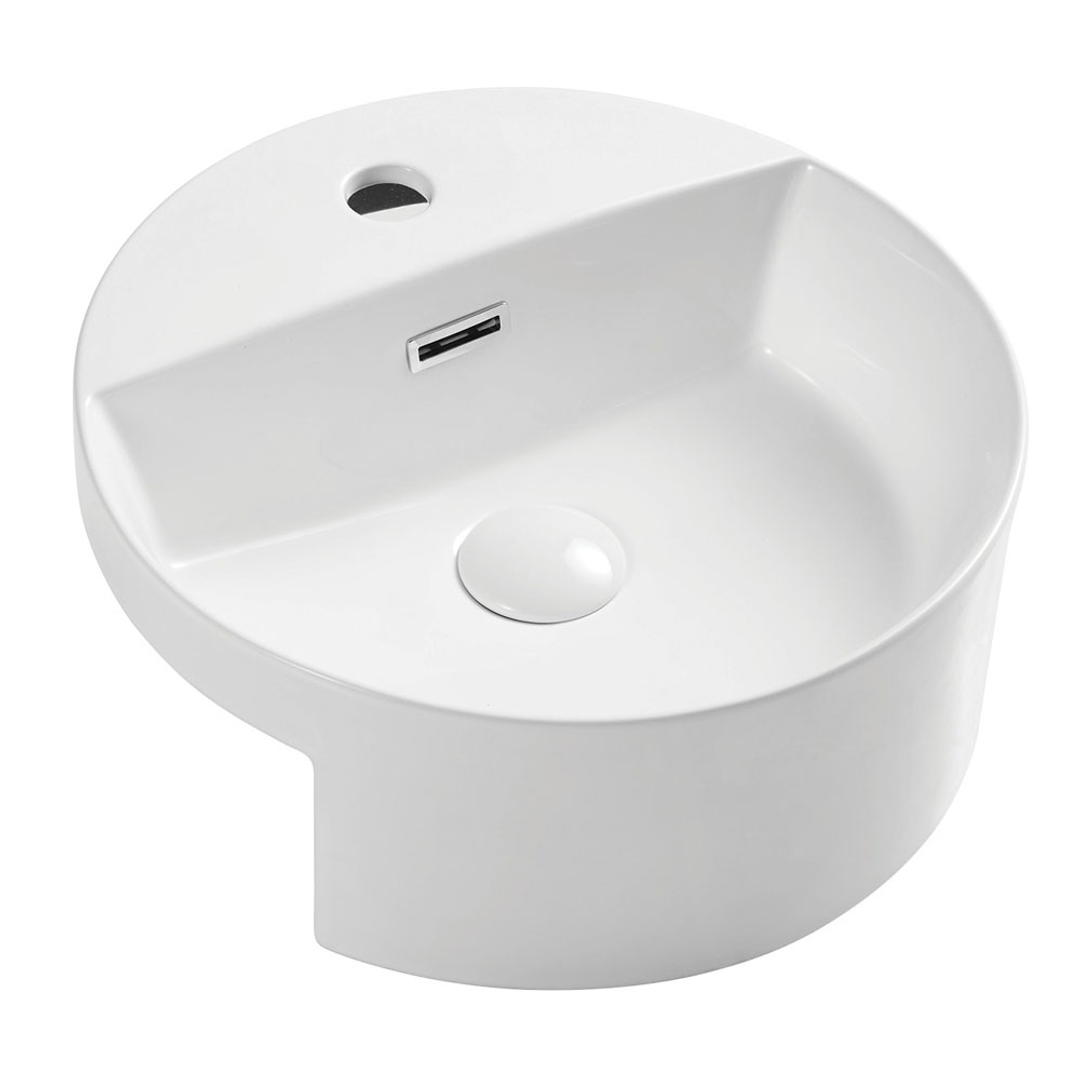 Fienza Reba Semi-Recessed Basin - With Tap Hole