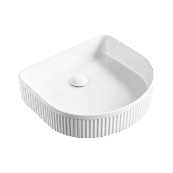 Fienza Eleanor Arch Above Counter Basin Gloss White Rb463