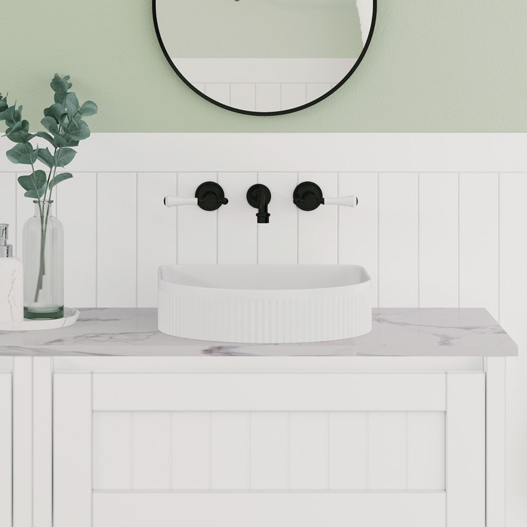 FIENZA ELEANOR ARCH ABOVE COUNTER BASIN WHITE RB463
