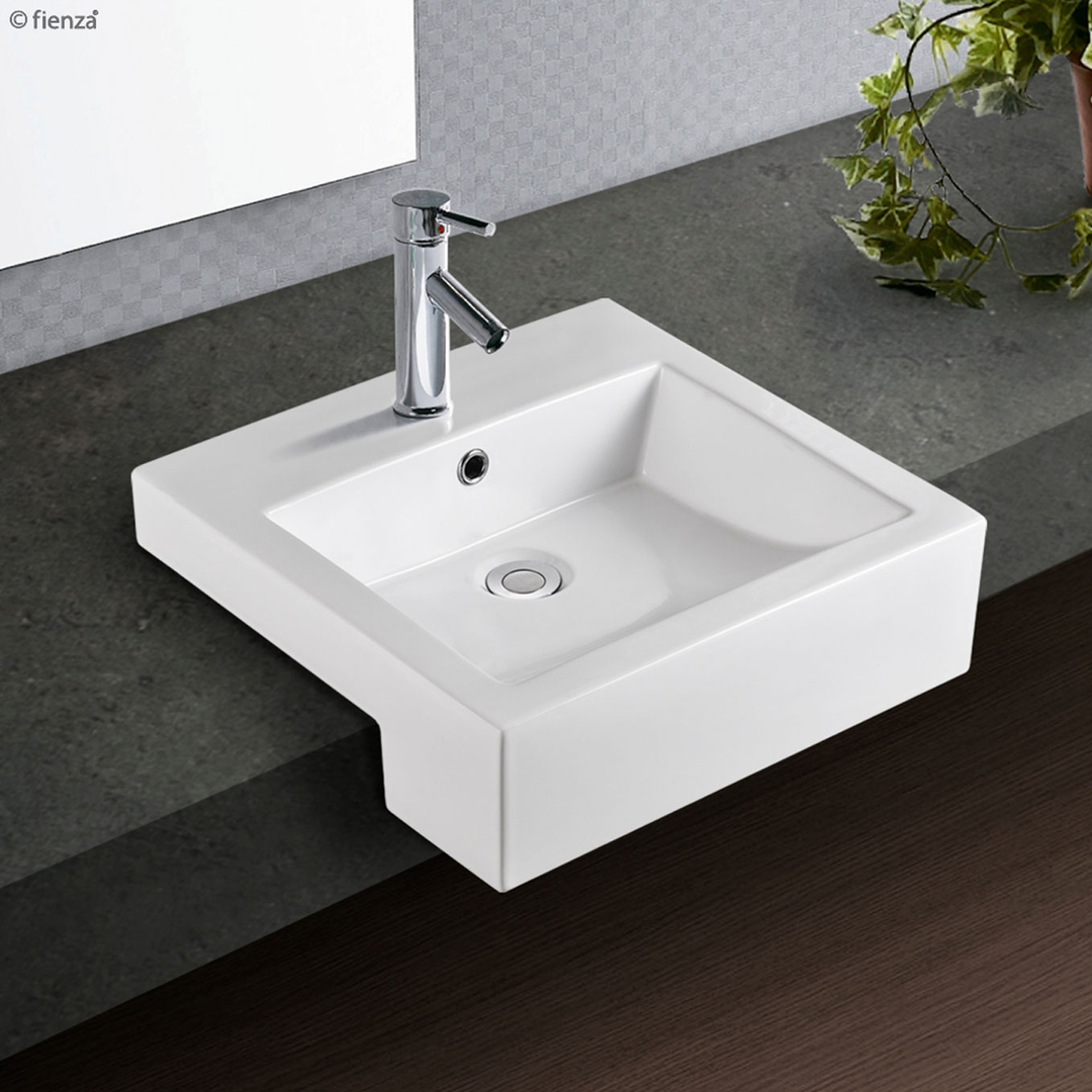 Jacinta Semi Recessed Basin 48 0 X 460 X 145mm(Fienza P#:Rb8050J)