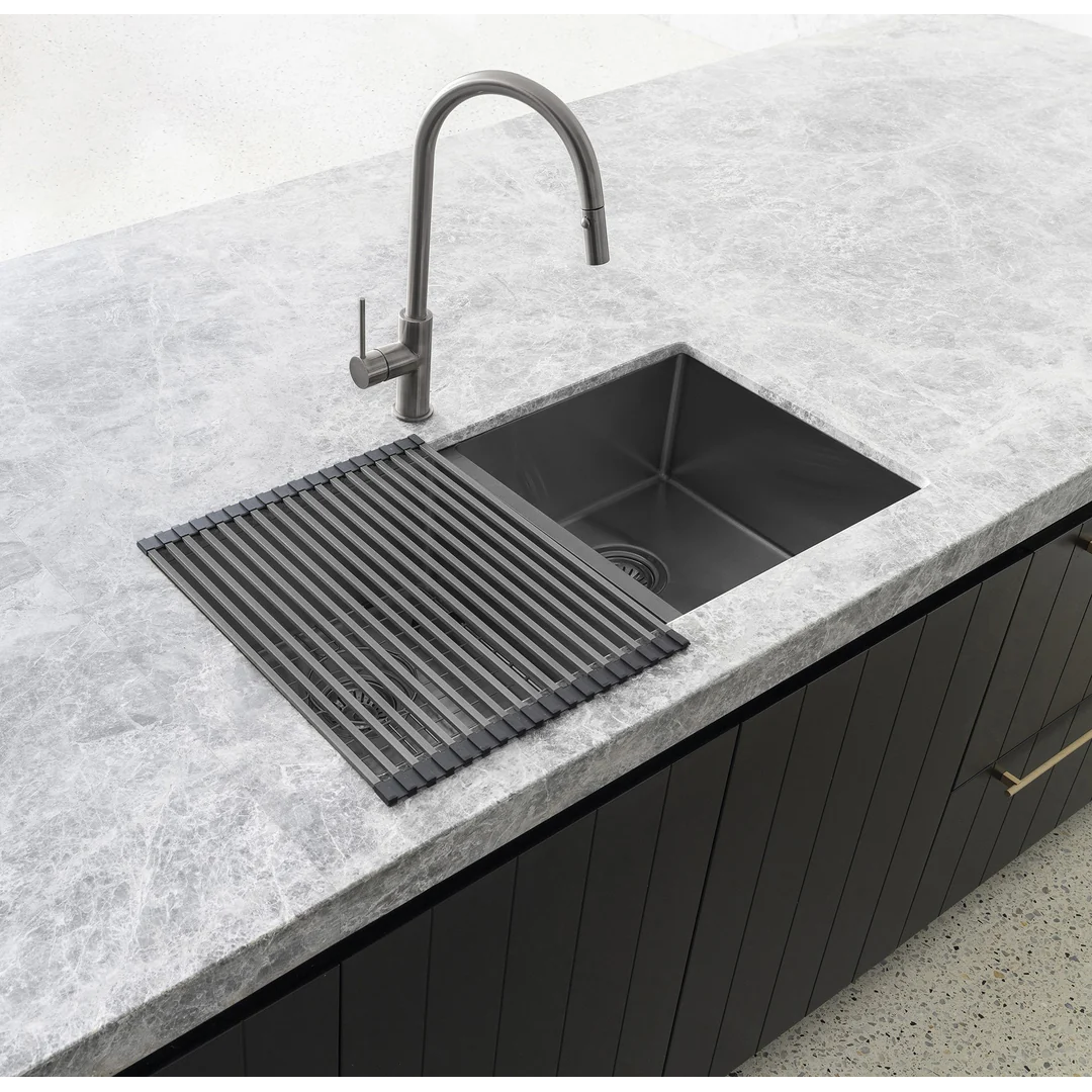 Meir Lavello Stainless Steel Rolling Mat Protector - Pvd Shadow Rm-01-Pvdgm