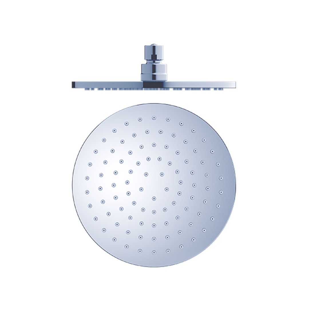 Nero 200mm Round Shower Head Chrome