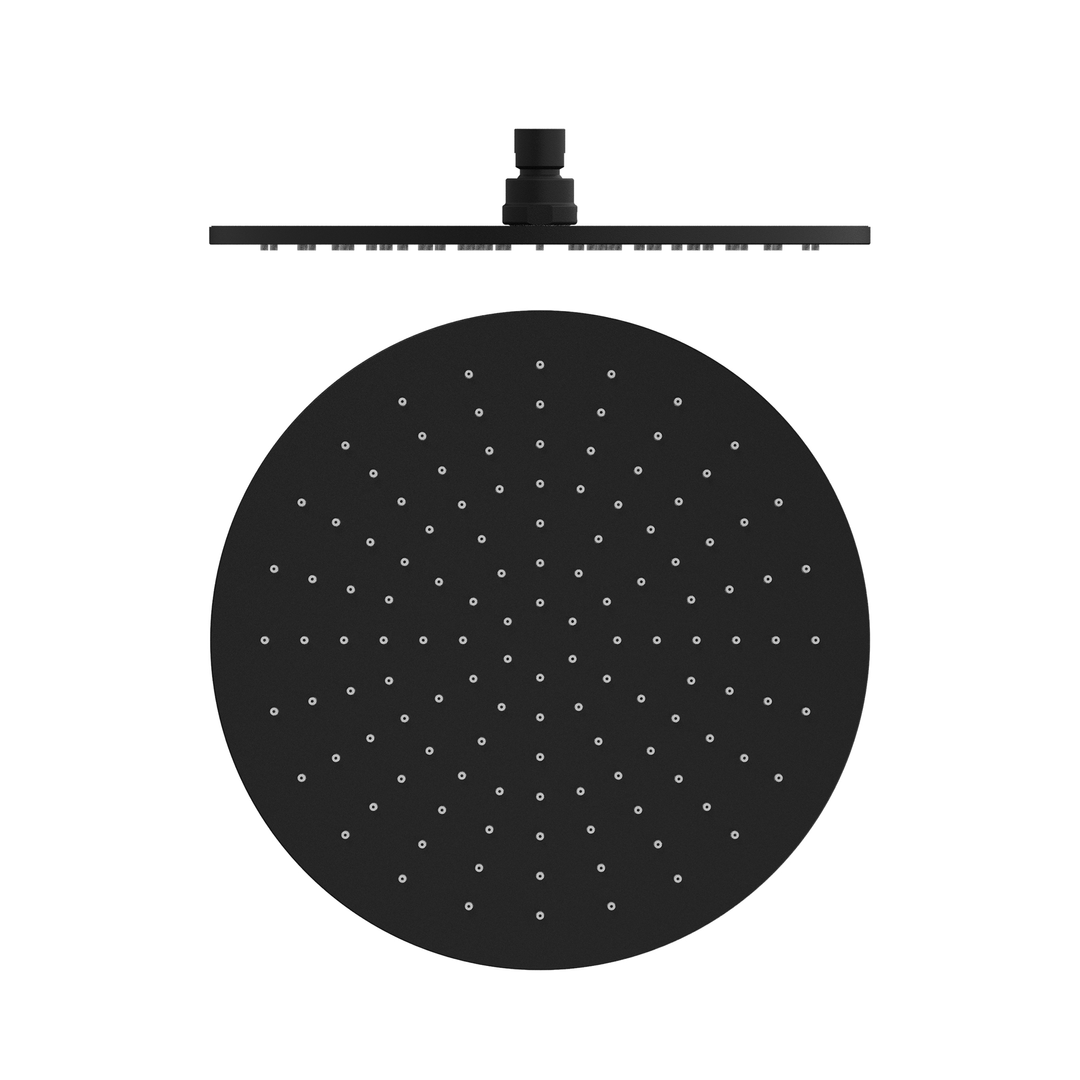 Nero 300Mm Round Shower Head Matt Black