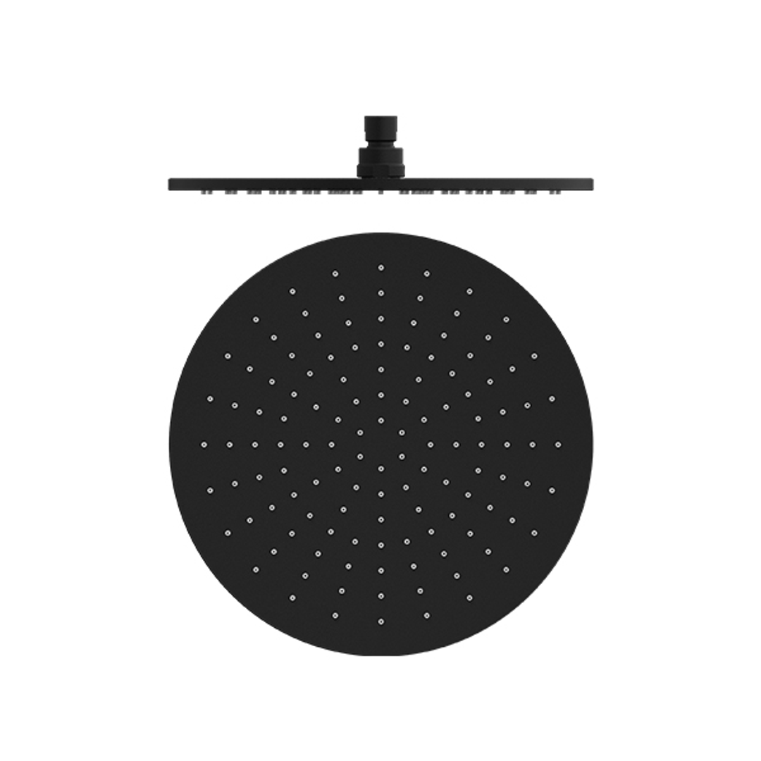 Nero 300mm Round Shower Head Matt Black