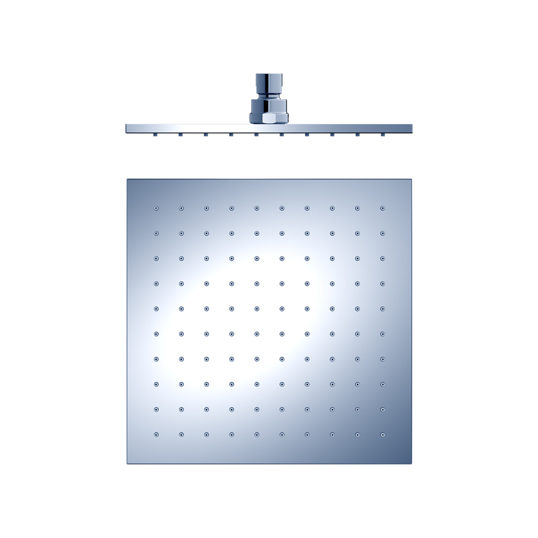 Nero 250mm Square Shower Head Chrome
