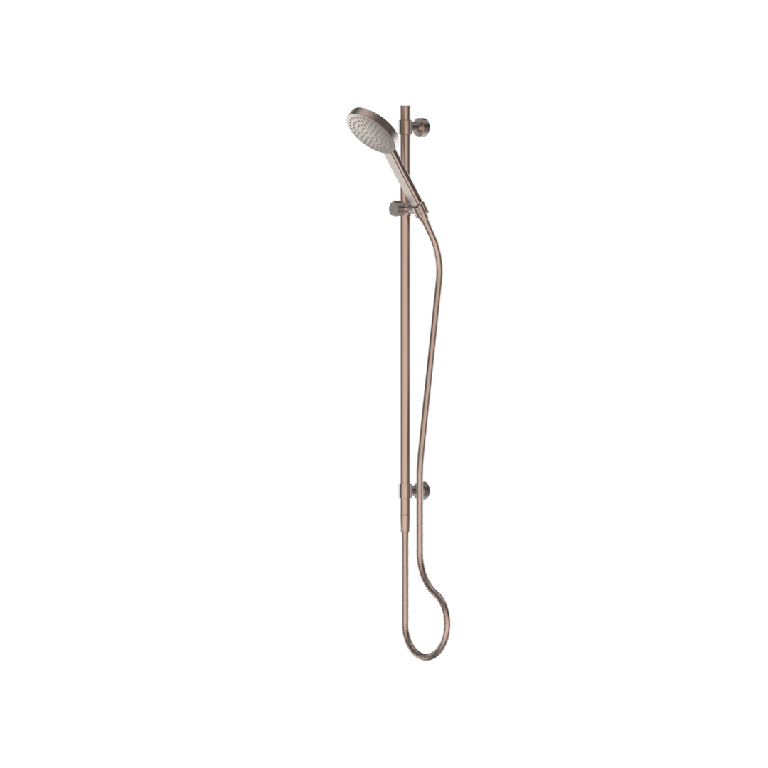 Greens Lavish Brass Rail Shower Pvd Brushed Bronze