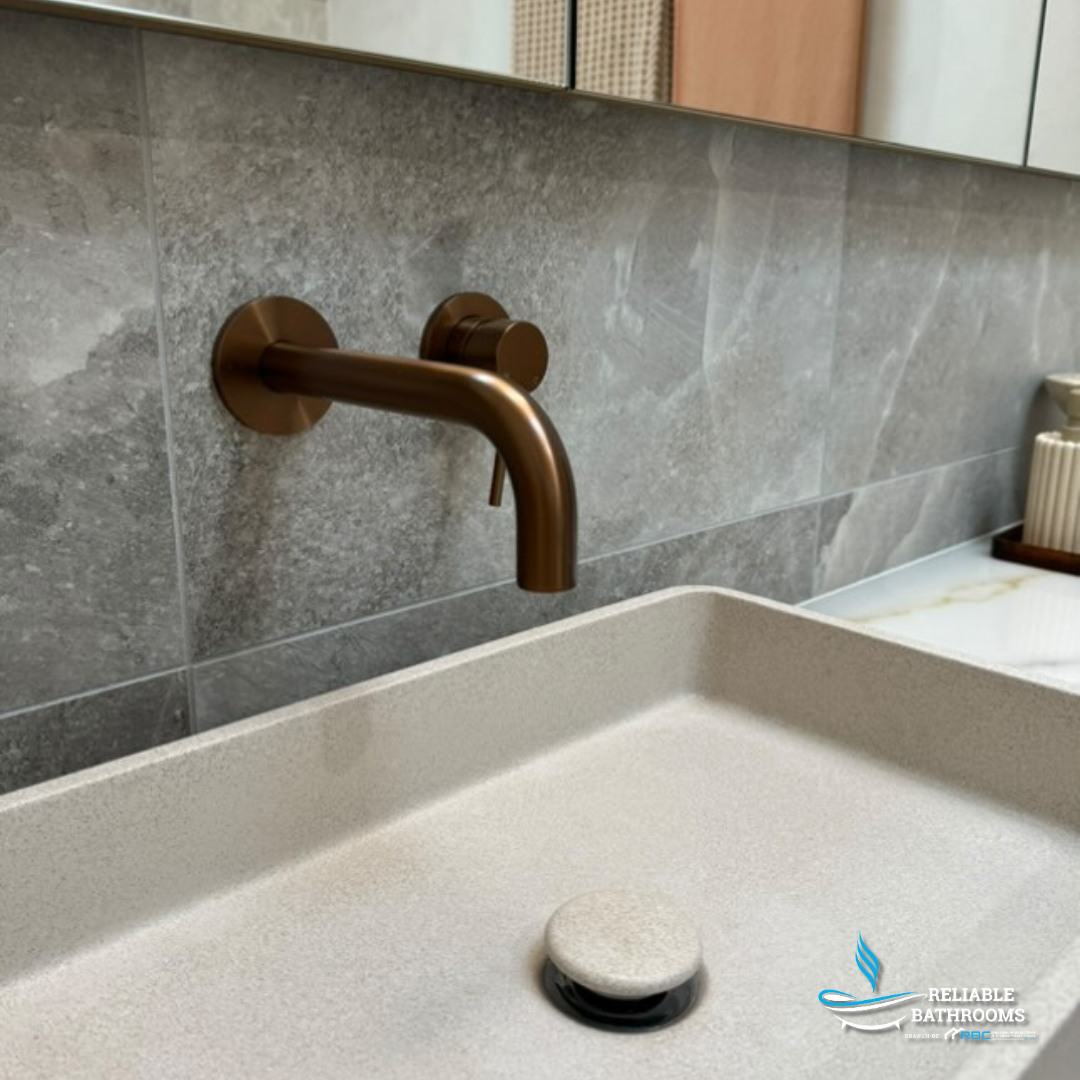 Meir Universal Round Curved Spout Lustre Bronze