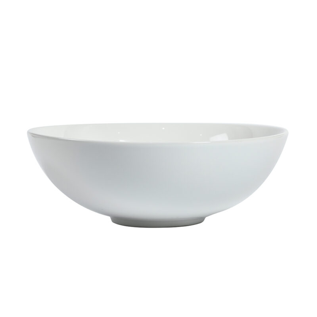 Zumi Ronda Basin 405X405X130Mm Gloss White With 40Mm Gloss White Pop Up Waste & Adaptor