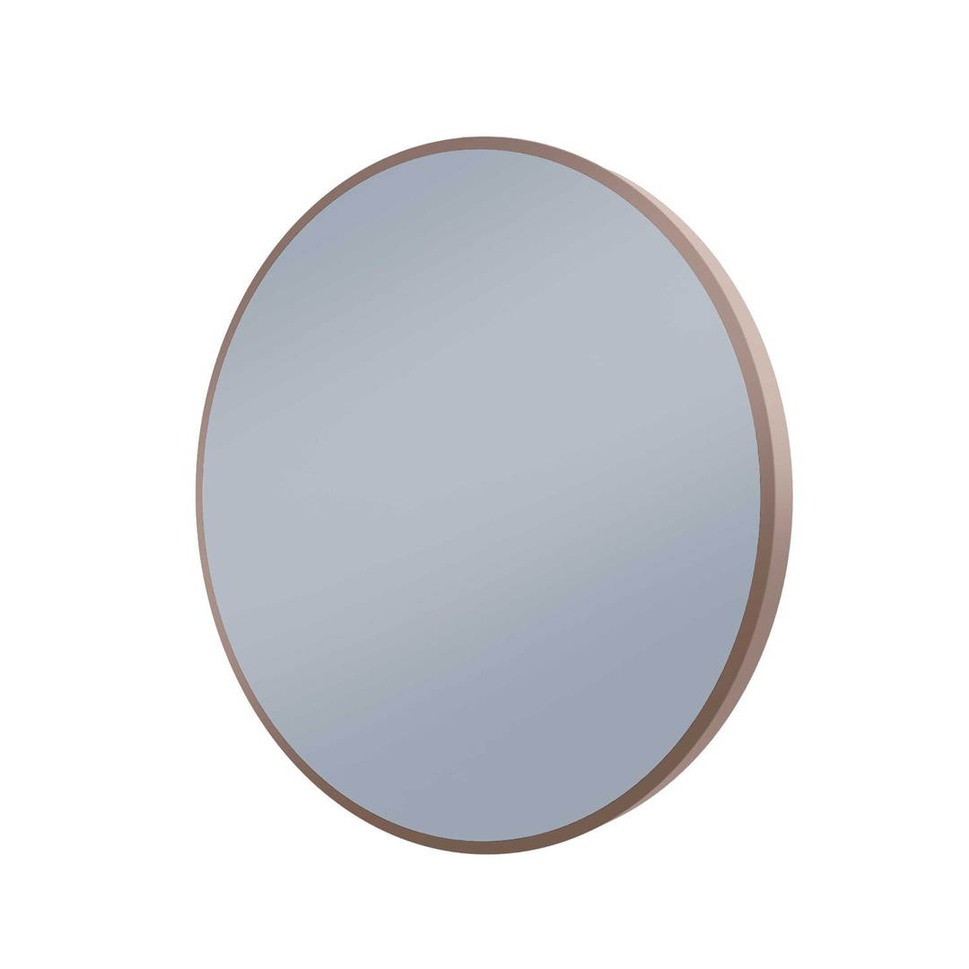 Remer S-Series 800 Round Backlit Led Mirror Demister Cuban Bronze Frame