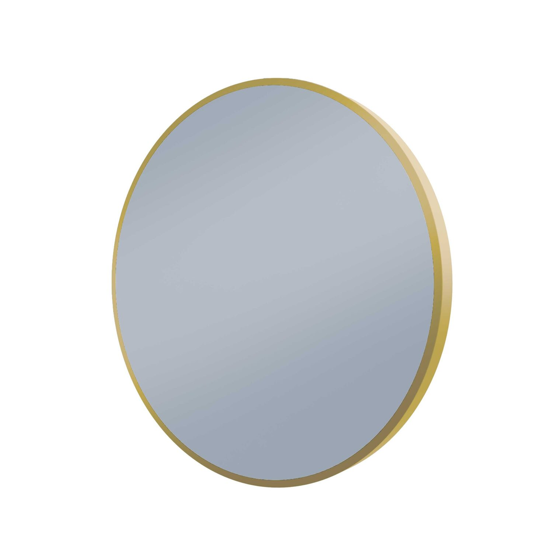 Remer S-Series 800 Round Backlit Led Mirror Nordic Gold Frame