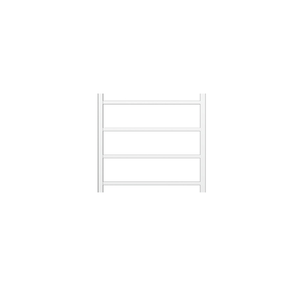 Linsol Spirit 4 Bar Non Heated Towel Rail - Chrome