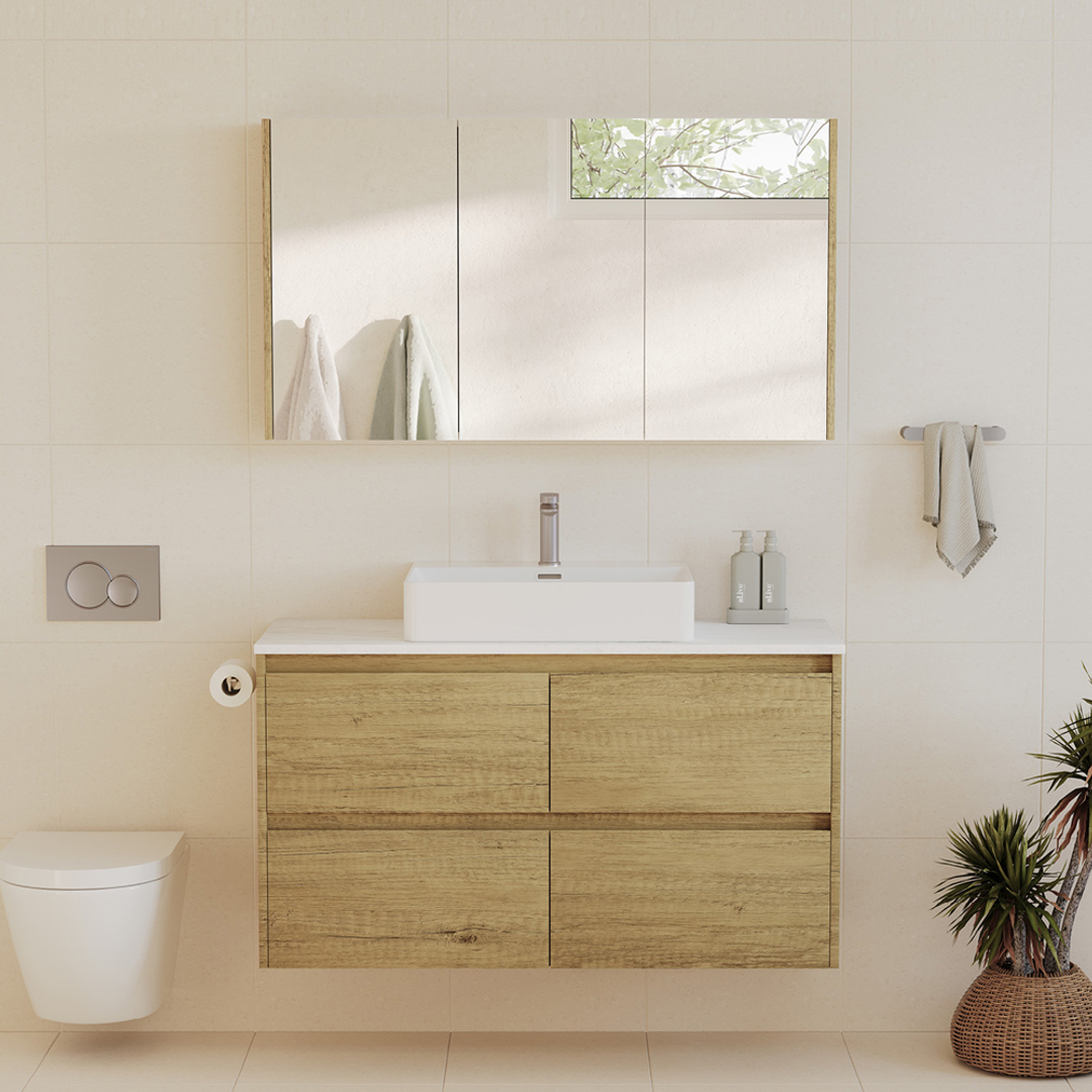 Fienza Sigma Brushed Nickel Round Button Flush Plate Suits Geberit Sigma Cistern