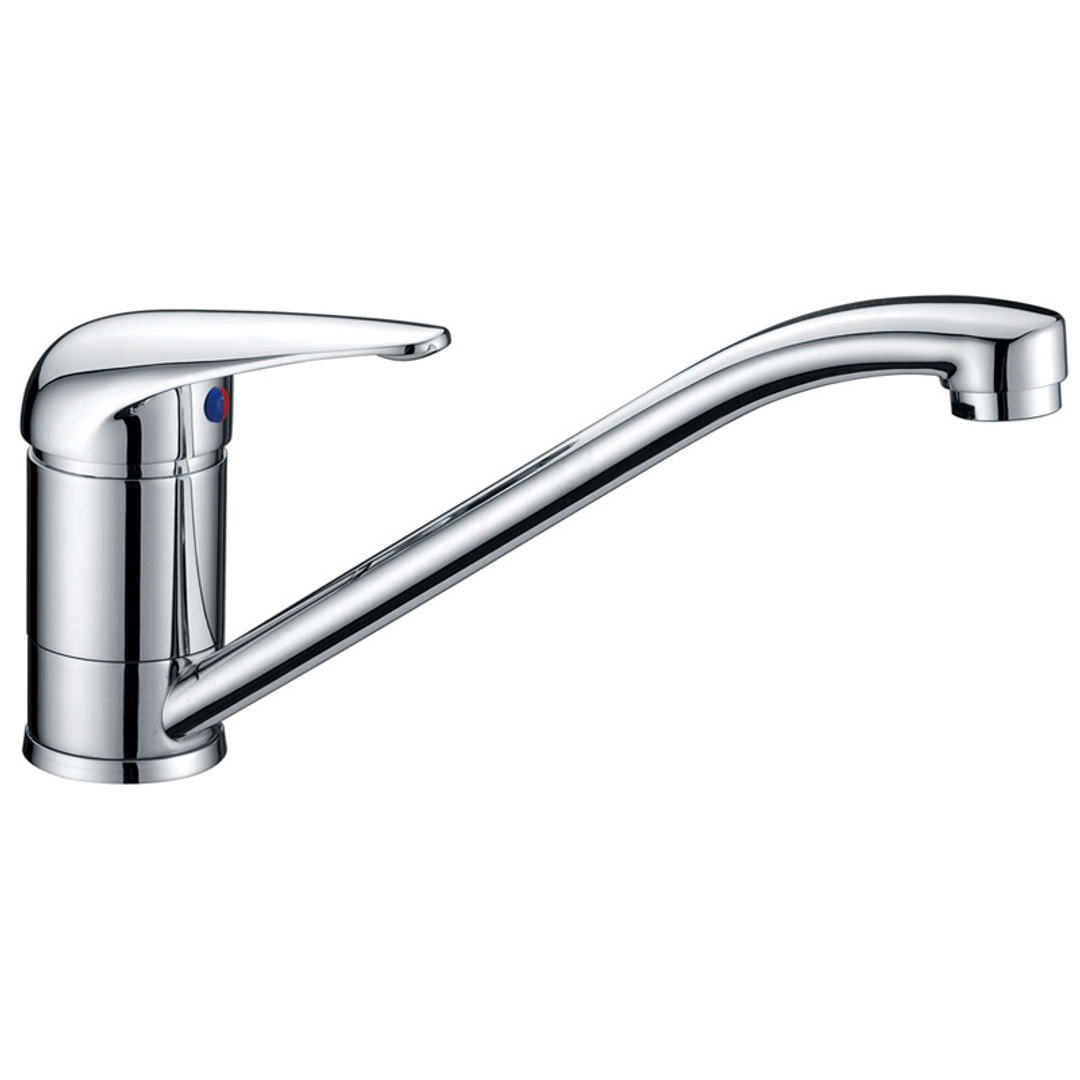 Bella Vista Solid Handle Sink Mixer Wide Body Chrome