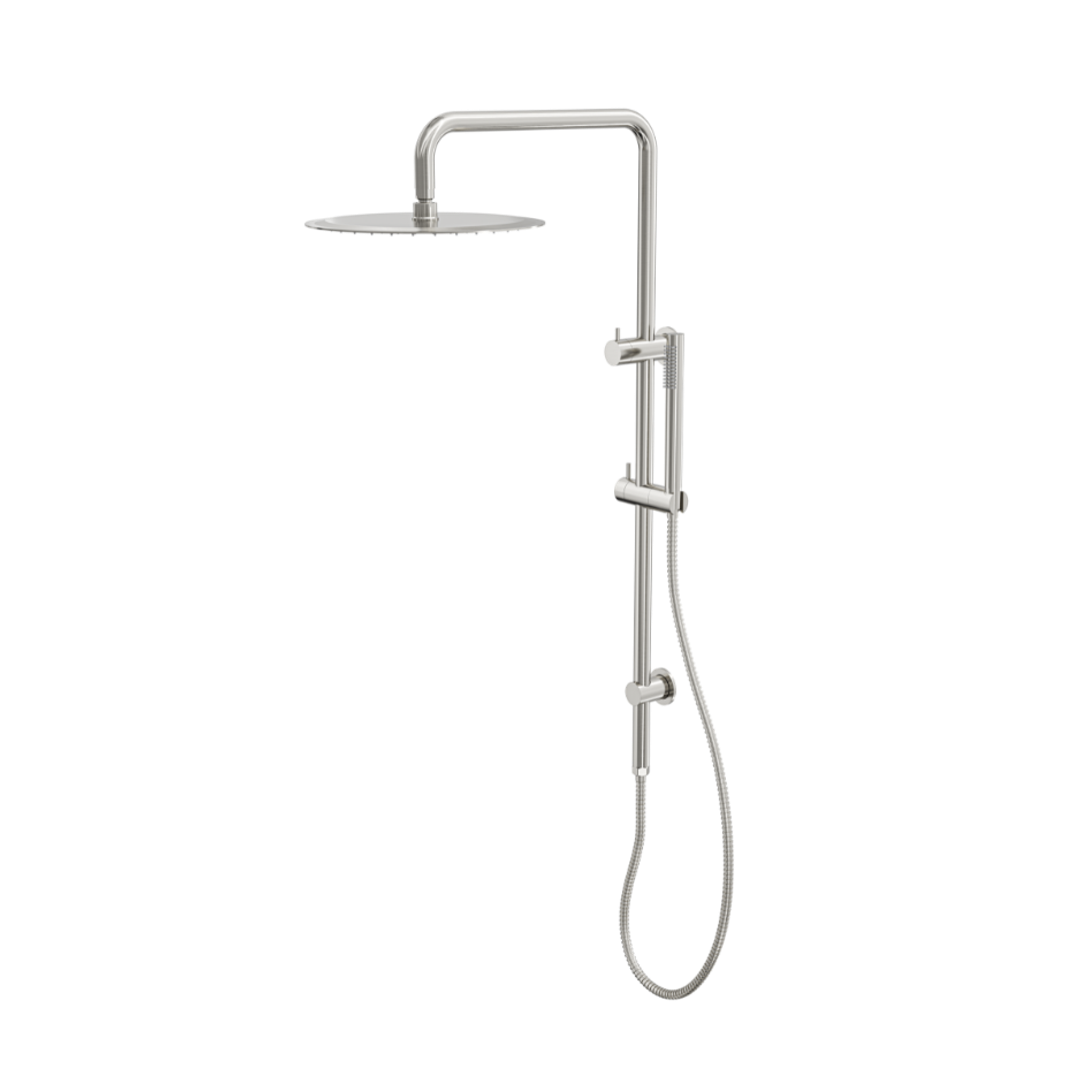 Linsol Sofia Shower Combo With Slim Handpiece And 300Mm Round Head Brushed Nickel