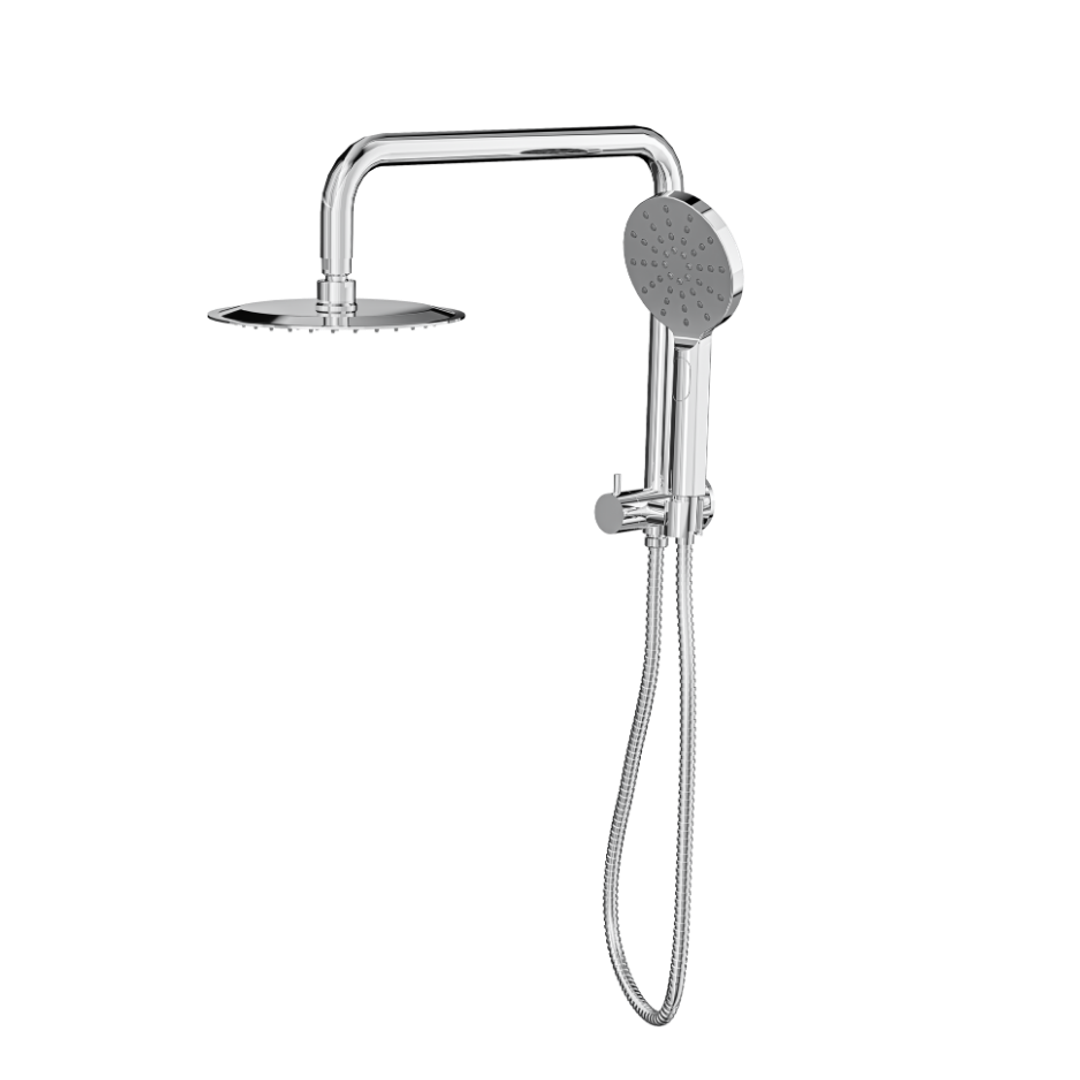 Linsol Sofia Short Shower Combo With Multifunction Hand Piece & 200Mm Round Head Chrome
