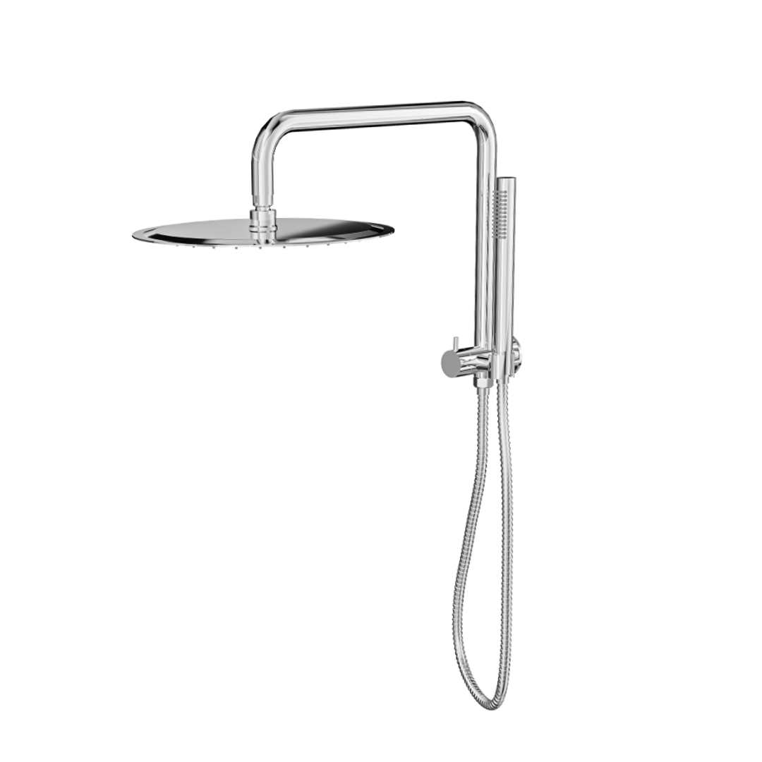 Linsol Sofia Short Shower Combo With Slim Handpiece And 300Mm Round Head Chrome