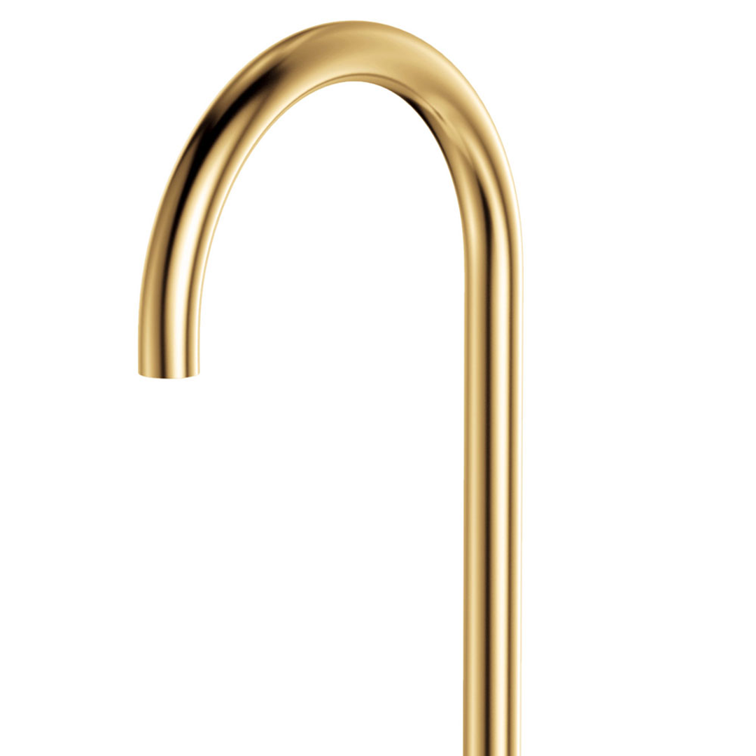 Fienza Gooseneck Floor Mounted Bath Outlet Kaya - Urban Brass