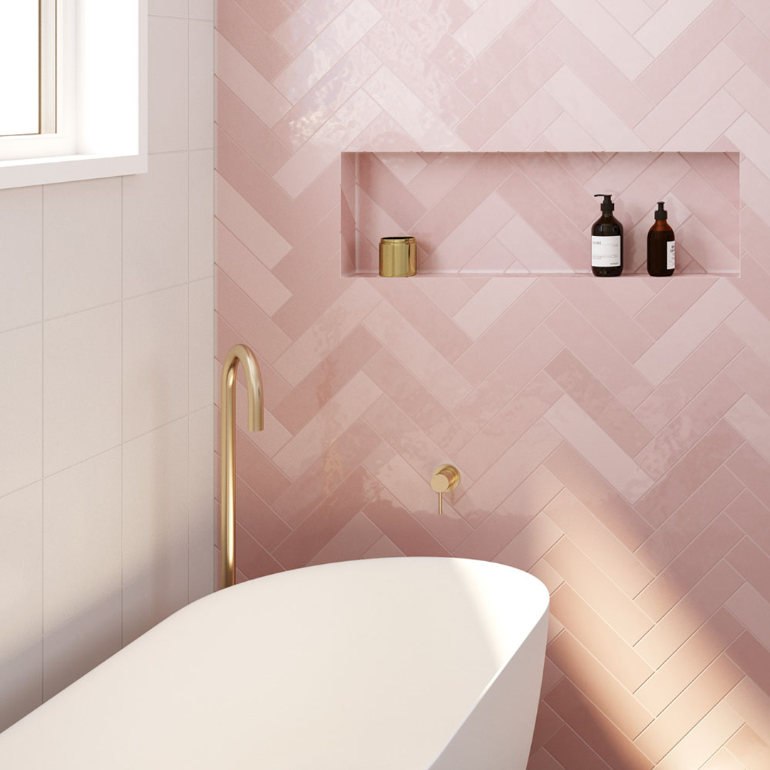 Fienza Gooseneck Floor Mounted Bath Outlet Kaya - Urban Brass