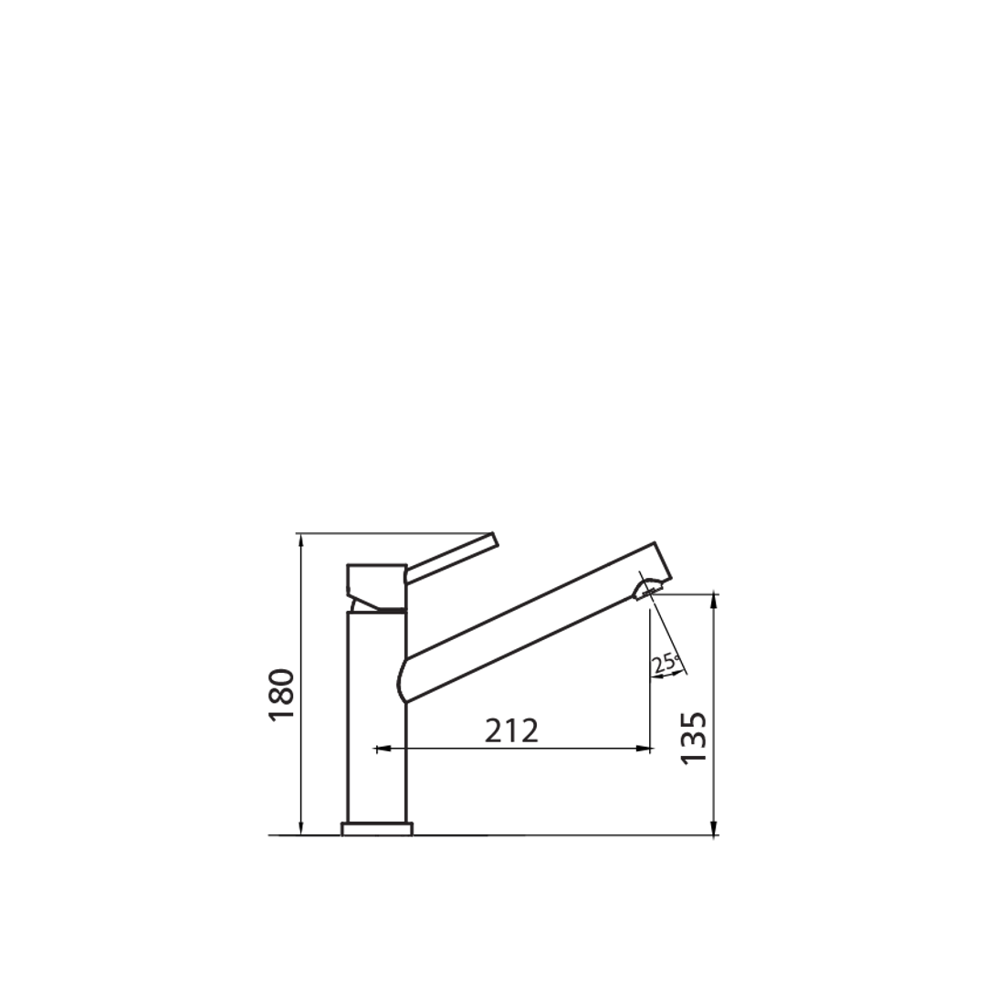 Oliveri Stainless Single Lever Mixer LEAD FREE