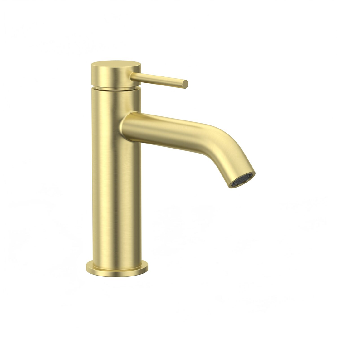 Linkware Elle Project Basin Mixer Brushed Gold