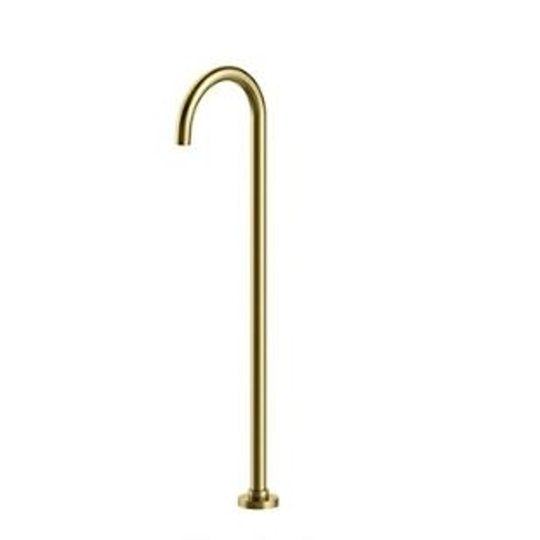 Streamline Arcisan Axus Floor Mounted Bath Spout Brushed Brass