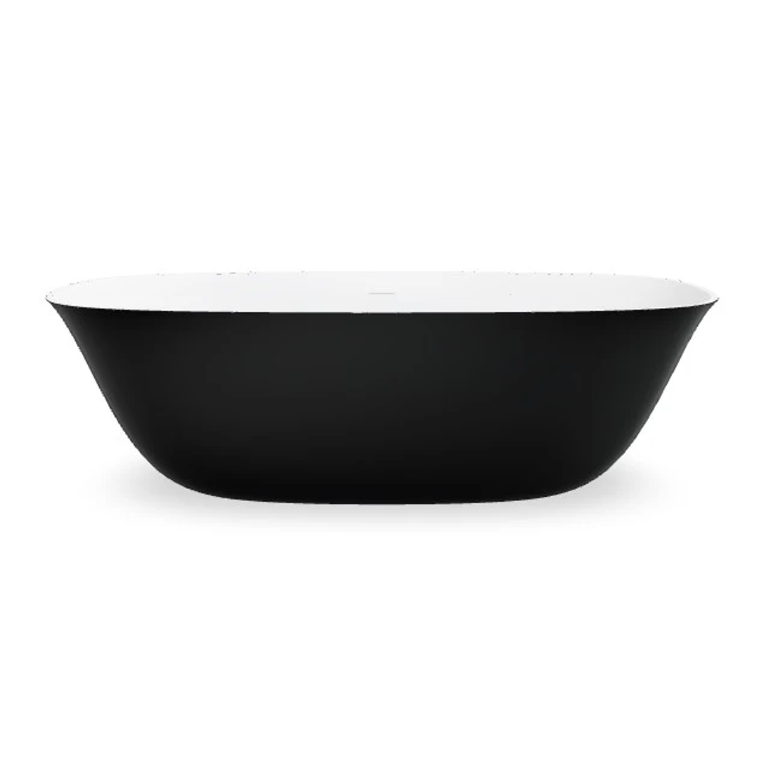 Domus Living Livia Freestanding Bath Matte Black 1650mm
