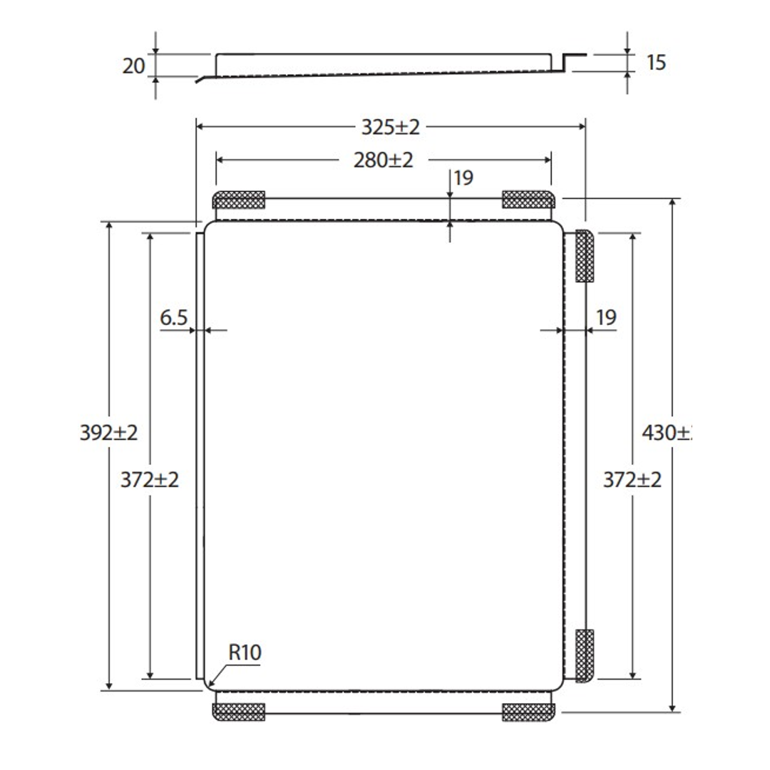Fienza Hana Sink Drainer Tray - Stainless Steel