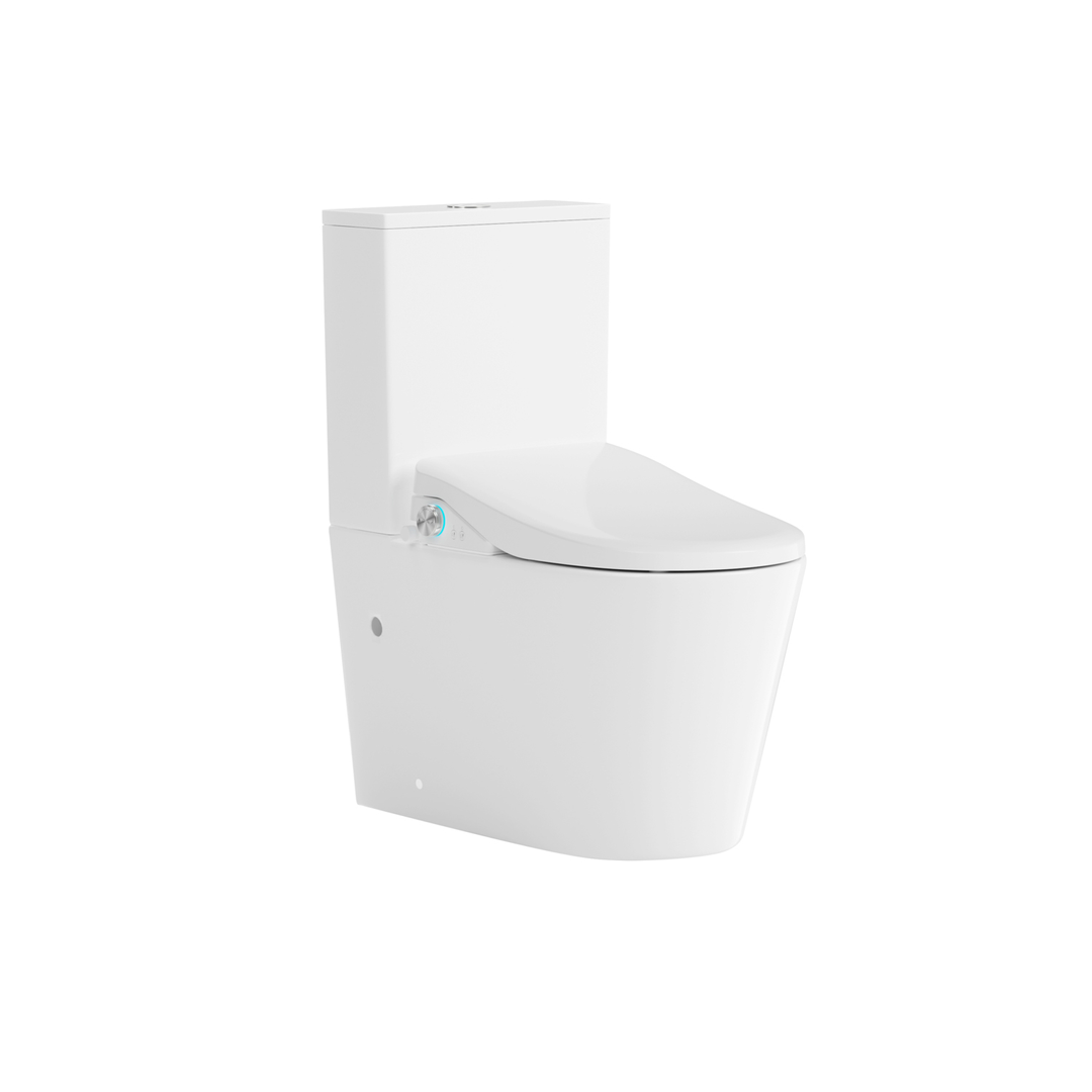 Lafeme Catania Bidet Seat With Vega Tornado Rimless Toilet