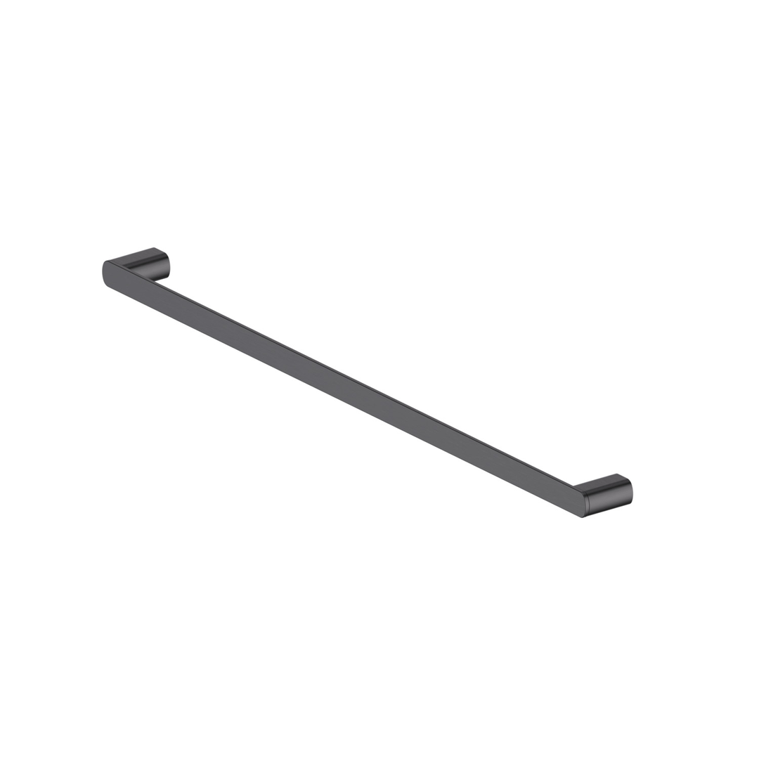 Greens Zeia Single Towel Rail Pvd Gun Metal