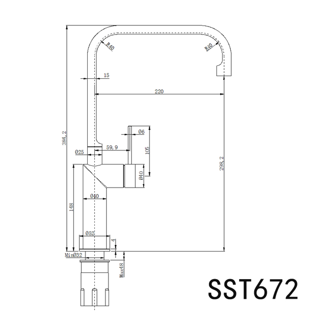Linkware Elle 316 Sink Mixer - Chrome SST672CP